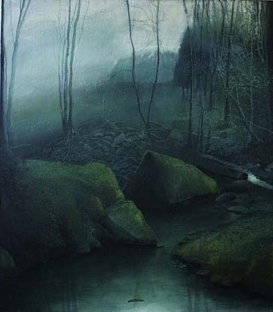Burrator Wood 2 (acrylic on canvas)