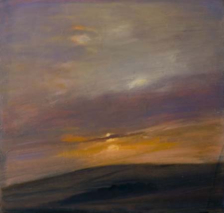 Dartmoor Sunset 2 (oil on canvas)