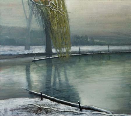 Sunray Park in Winter  (acrylic on canvas) 2005