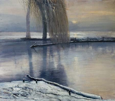 Sunray Park in Winter 2 (oil on canvas) 2005