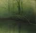 Painting in Green (acrylic and pastel on canvas